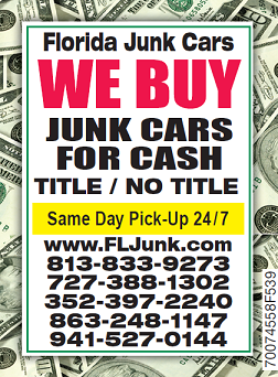 WE BUY JUNK CARS